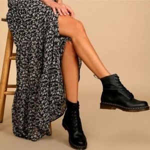 Dr. Martens 1460 Virginia Pascal Leather Black 8